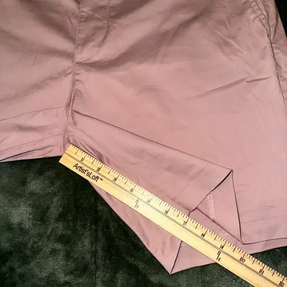 H&M Regular Fit Chino Shorts Men’s 36 Pink Cotton Pockets Summer Flat Front NWT - Picture 6 of 7